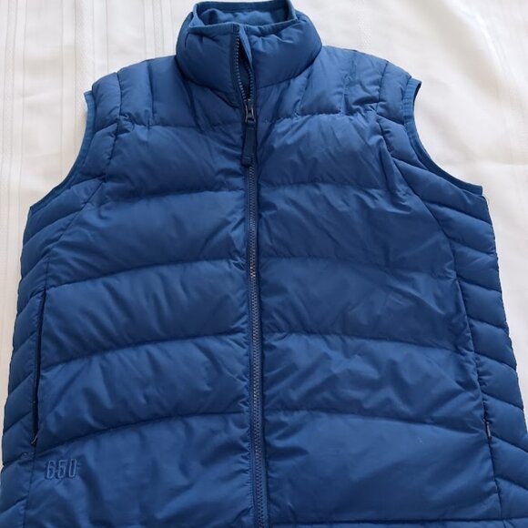 Cabela's Premier Northern Goose Down Blue Puffer Vest Women's Small 650 - Picture 1 of 11